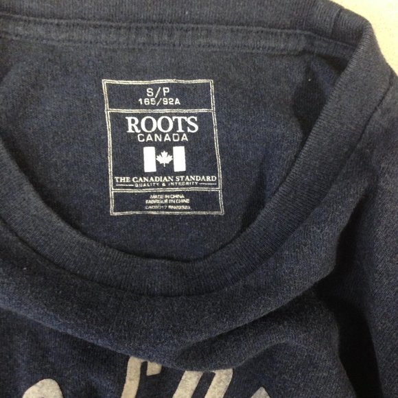 Roots Canada Men's Small Spell Out Tee Shirt - Picture 6 of 6